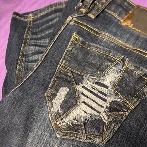 cute Y2K ZCOjeans premium Star Distressed Skinny Jeans